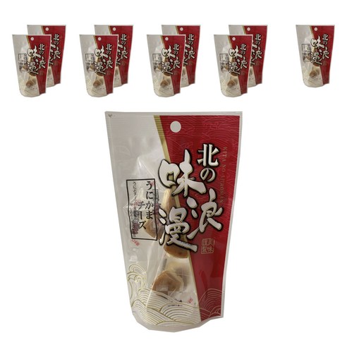 Tukunaka 북쪽의 맛 로망 성게알 어묵 치즈, 10개, 30g