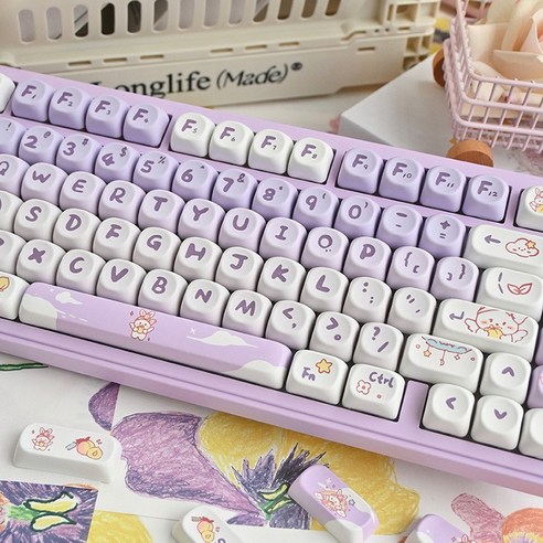 라나야 그라데이션 조약돌 키캡: 당신의 키보드에 예술을 입히다 조약돌키캡