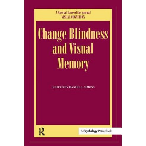 (영문도서) Change Blindness and Visual Memory: A Special Issue of Visual Cognition Paperback, Routledge, English, 9781138877184