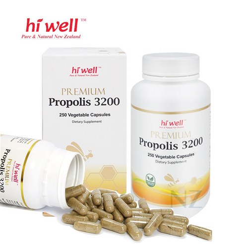 하이웰 프리미엄 프로폴리스 3200mg 250캡슐 1병