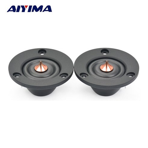 오디오 하이파이 실크 발열 자동차 40W 트위터 스피커 DIY 인치 개조용 AIYIMA 라우드 고음, 6 Ohm 40W