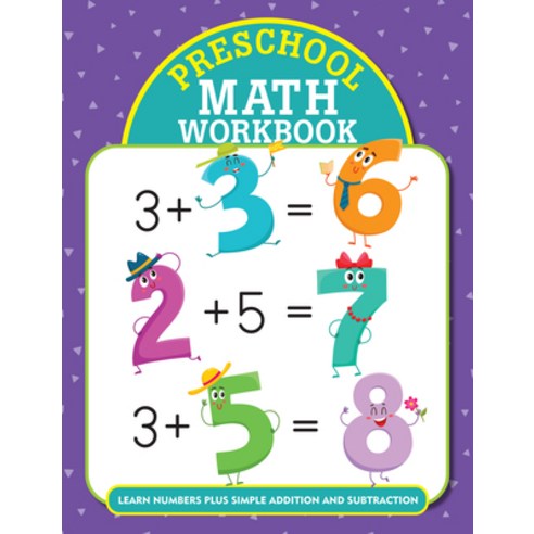Preschool Math Workbook: Learn Numbers and Simple Addition and Subtraction Paperback, Peter Pauper Press, English, 9781441335432