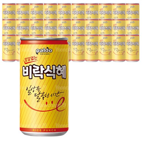 팔도 밥알없는 비락식혜 175ml 30캔, 30개