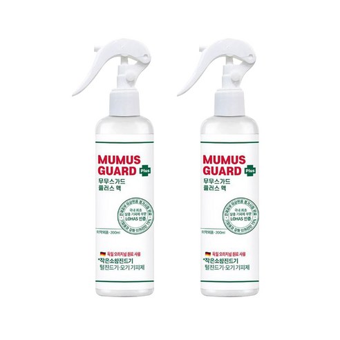 무무스가드플러스 진드기 모기기피제, 200ml, 2개