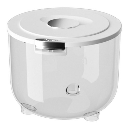 쌀 저장 상자 대용량 방충제 잠금 뚜껑으로 밀봉 된 고양이 애완 동물 강아지 사료 보관을위한 방습 곡물 용기, 화이트 L