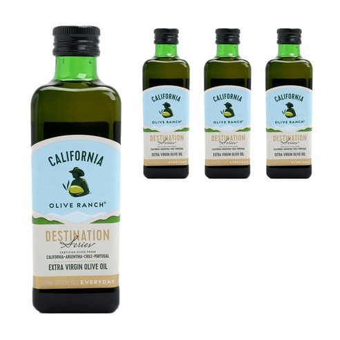 캘리포니아올리브랜치 엑스트라 버진 올리브유 에브리데이, 500ml, 4개