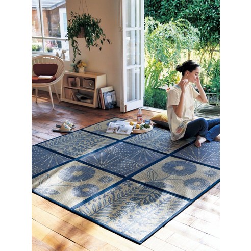 고풍스러운 아름다움과 편안한 휴식을 선사하는 화문석 왕골 매트