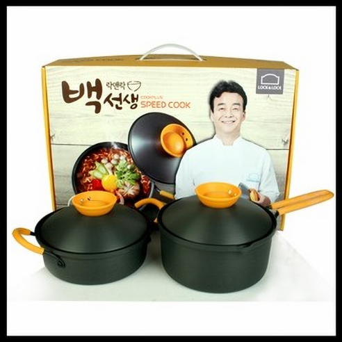 락앤락 스피드쿡 편수냄비 라면냄비 18cm - 22cm 2종 냄비세트 가벼운 간편한 김치찌개