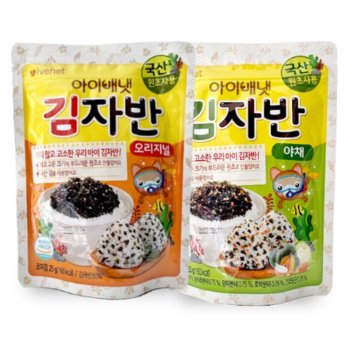 아이배냇 김자반 2종 25g