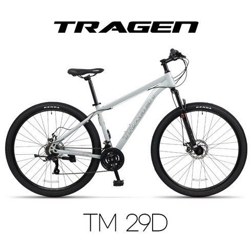 TRAGEN 트라젠 TM-29D 원터치21단 디스크브레이크 앞서스펜션 스틸자전거, 트로피칼블루(무광)