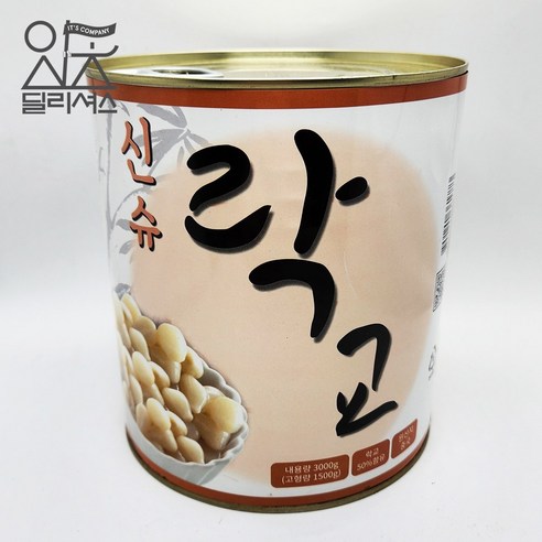 일식 절임 마늘짱아치 통조림 락교 대용량 업소용 3kg, 1개