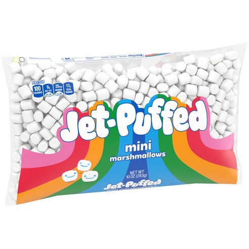 Kraft 제트-퍼프드 미니어처 마시멜로, 283g, 1개