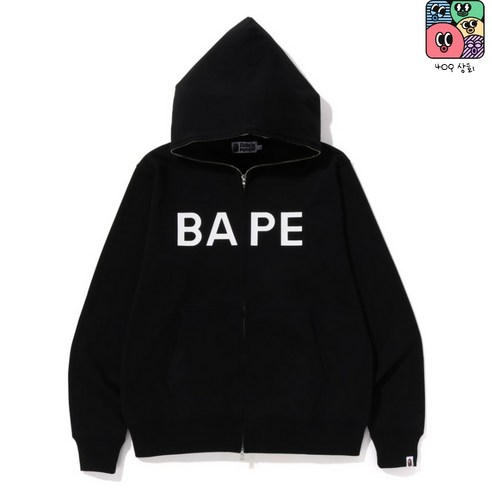 베이프 후드 집업 투웨이 BAPE FULL ZIP HOODIE M 후드집업/집업류 Best Top5