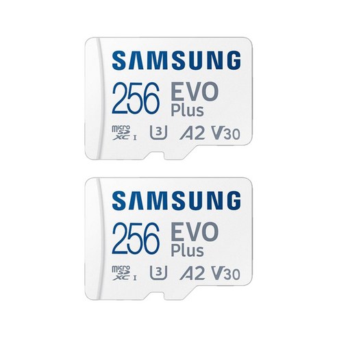 삼성전자 마이크로SD카드 EVO PLUS 256GB MB-MC256KA/KR 2P, 256GB 2개