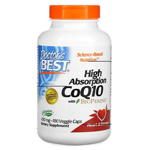 닥터스베스트 하이 앱솔션 CoQ10 400mg 베지 캡, 180정, 1개