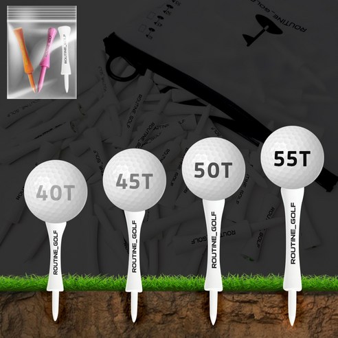 드라이버 티샷, 이제 높이 고민 없이 완벽하게! 루틴골프 높이조절 우드티 사용 후기 루틴골프티