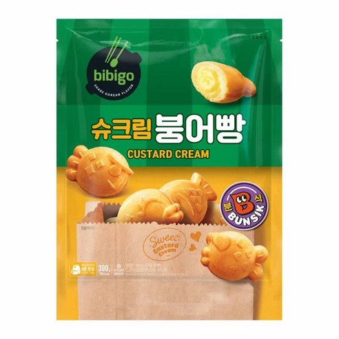 CJ 비비고 슈크림 붕어빵, 300g, 28개