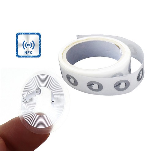 rfid스티커 rfid복사기 10 개 투명 NFC 태그 NTAG 213 스티커 아이폰 13.56 MHZ 25mm 칩 범용 레이블 RFID 및 모든 전화 144 바이트 모바일 폰 스, 10개