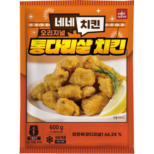 네네치킨 오리지널 통다리살 치킨 600g 4팩