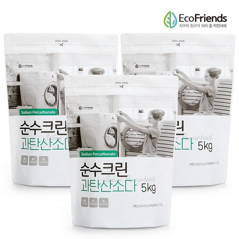 순수크린 과탄산소다 대용량  3개 리뷰 후기