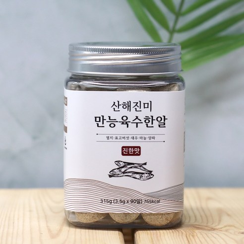 산해진미 국내산 만능 육수한알, 315g, 1개