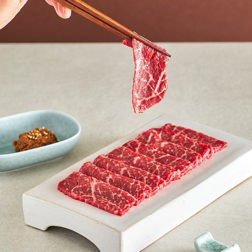 우메종 1++ 한우 차돌박이 & 육사시미로 집에서 즐기는 특별한 만찬