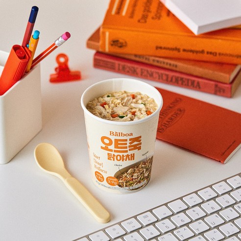 발보아 아침간편식 저당 오트밀 죽 (닭야채1개+소고기미역1개+후추계란1개), 40g, 3개