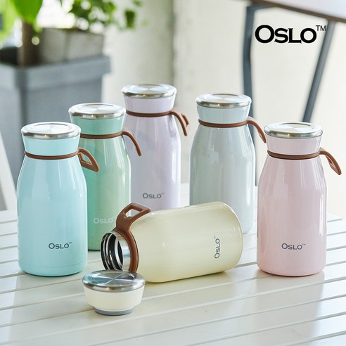 오슬로 밀크 텀블러, 아이보리, 350ml, 1개