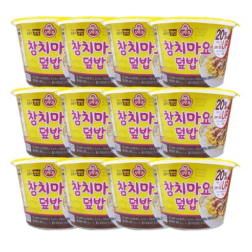 <올따옴> 오뚜기 컵밥 참치마요 덮밥 12입, 247g, 12개