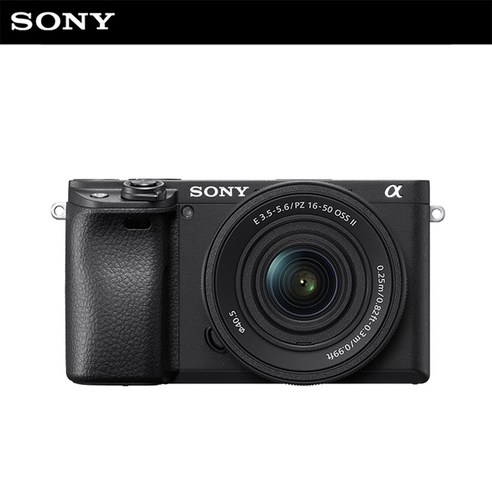 소니 공식대리점 카메라 A6400K (SELP16502 파워 줌렌즈킷) 미러리스 알파, 블랙