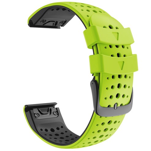 Garmin MARQ Captain Driver Expeditio 스트랩 가민 QUICKFIT 22mm 통기성 고무 퀵 릴리스 손목 스트랩, #5, Quick Fit 22mm