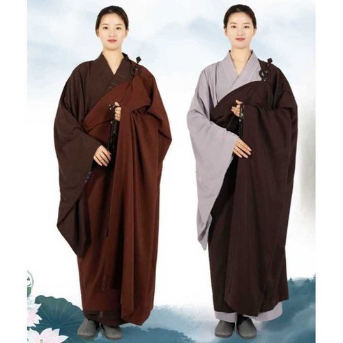 스님 옷 법복 승려복 도포 두루마기 스님복 사계절, 1개, 다섯개의고리만의(목련색)41개코드173