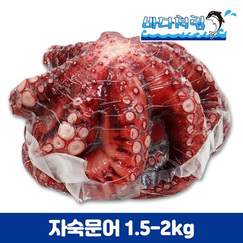 자숙문어 1500/2000g 필리핀 제수용 삶은문어 큰문어, 1개