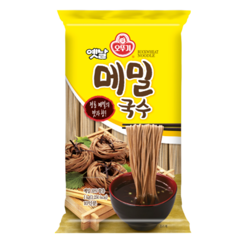 (실온)[오뚜기]옛날 메밀국수1kg, 4개, 1kg