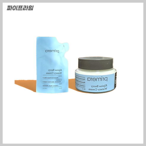 1+1 프리메라 알파인 베리 워터리 크림 50ml+50ml 리필기획