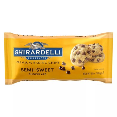기라델리 프리미엄 베이킹 칩, Semi-Sweet Chocolate, 1개