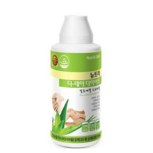 뉴트리디데이 다이어트 알로에겔 오리지날, 1000ml, 4개