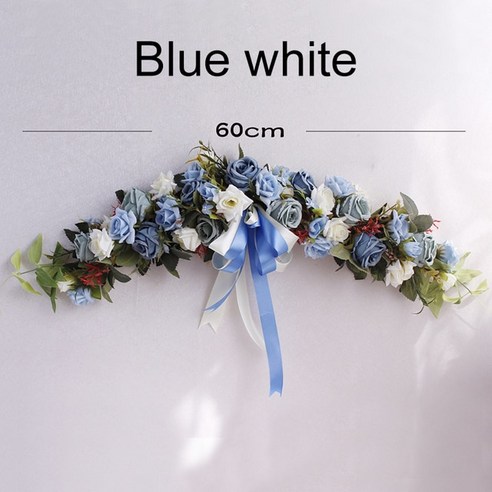 FREELIFE 벽장식소품세투 소품꽃 모란 YA-409, H blue white 60cm-532
