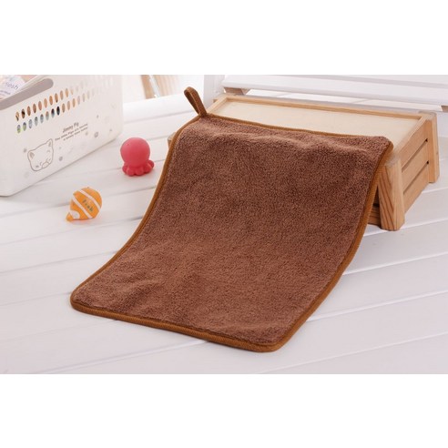 ZZJJC 코랄벨벳 두툼한 물수건 닦기 타월 600g 홈케어 호텔 주방청결 타월, 커피, 30*40