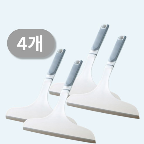 무만 물기제거 스퀴지 욕실 주방 미니 바닥 유리 2+2, 4개