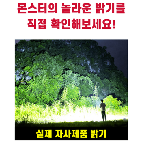 야외 조명의 새로운 표준: 몬스터 캠핑 랜턴