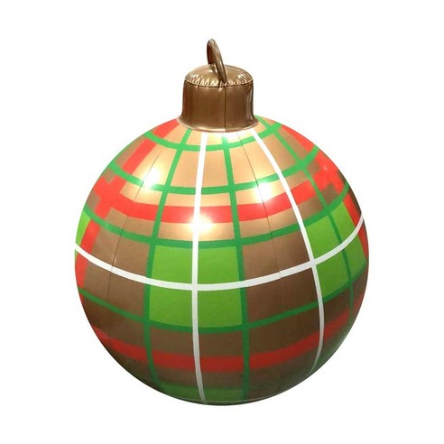 DKaony 크리스마스 풍선 공 bauble pvc 공을 만든 맞춤형 장식 60 cm 파티 싸구려, 스타일 4.