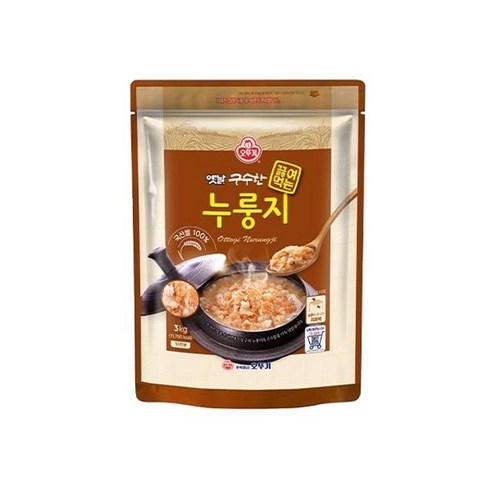 오뚜기 누룽지 3kg, 1개, 기타, 1개