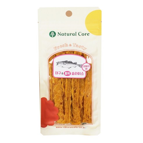 네츄럴코어 고양이간식 대구 호박슬라이스 30g, 1개, 56g