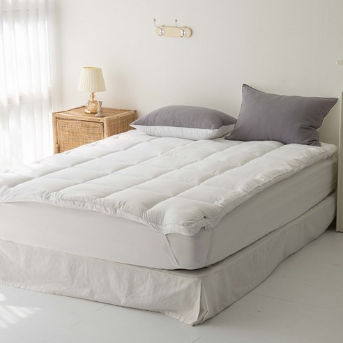 로지로지 차박 볼륨 매트리스 토퍼, 베이지핑크