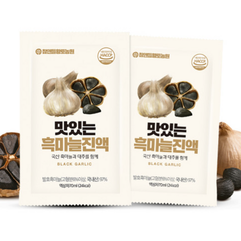 참앤들황토농원 맛있는 흑마늘진액 30p, 2.1L, 4개