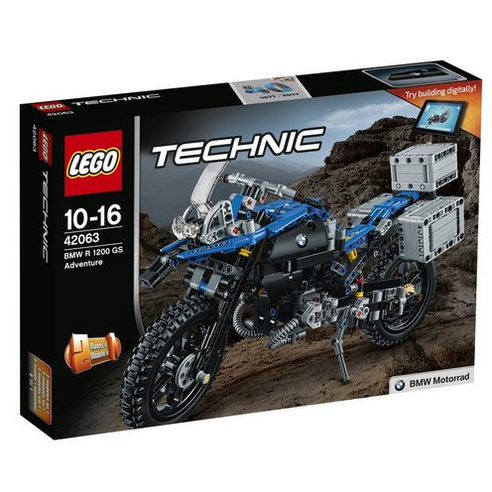 레고테크닉 42063 BMW R 1200 GS 어드벤쳐, 혼합 색상 – 레고테크닉 BMW 모터사이클 42063번째 모델