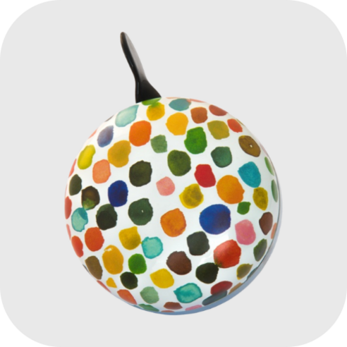 릭스 딩동 벨, 1개, Carolyn Gavin Painted Dots