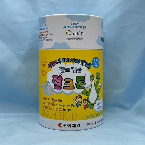 [조아제약] 젤리 칼슘 잘크톤 (20g x 30포), 600g, 1개