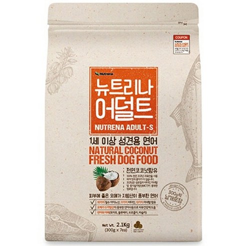 뉴트리나 어덜트 연어 2.1kg 1+1+1, 3개